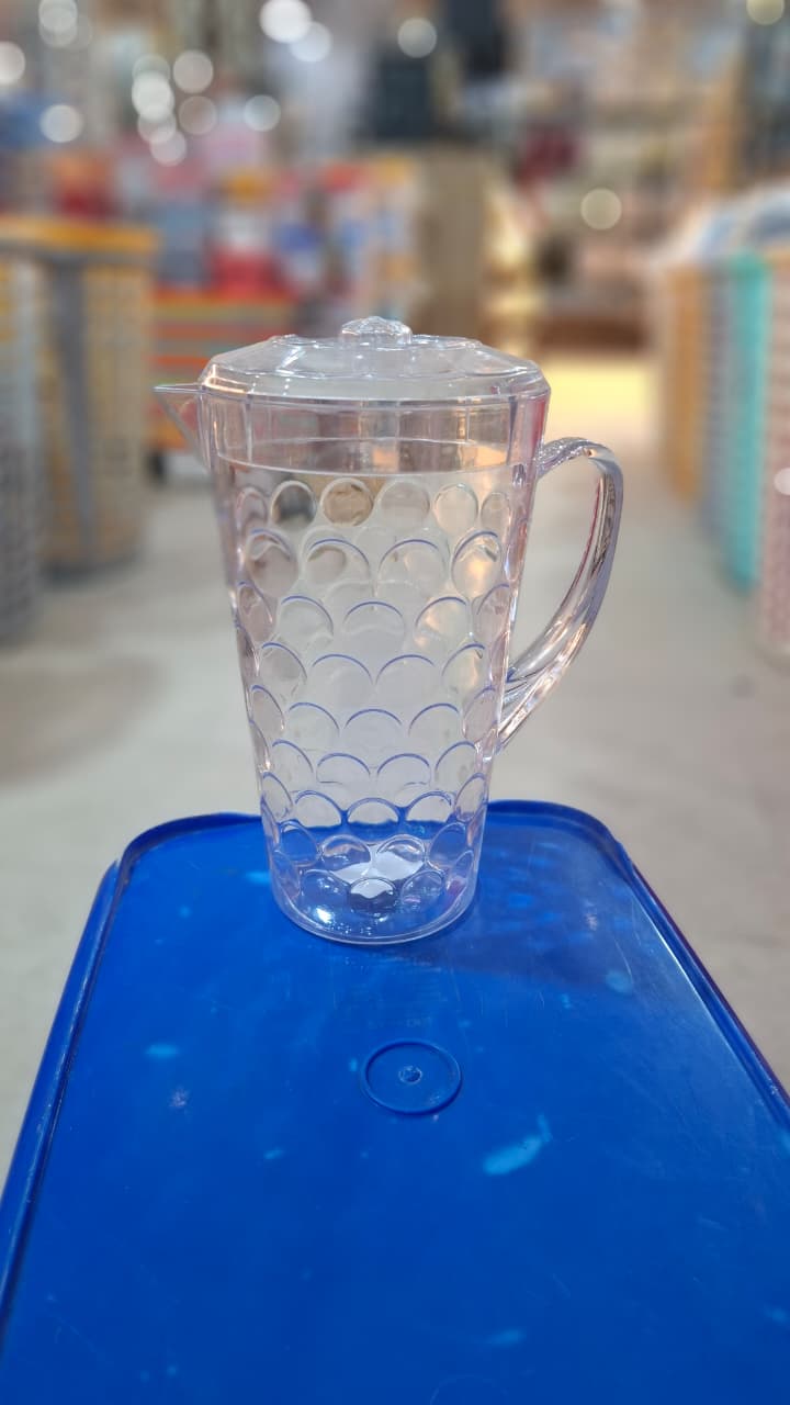 Diamond Jug – Elegant Plastic Water Jug for Home & Dining