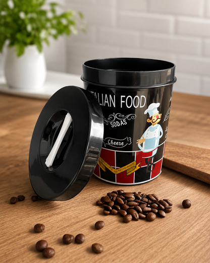 Gold Jar Plastic Storage Container with Lid | BPA-Free Food Storage Jar for Kitchen, Snacks, Dry Fruits & Candy