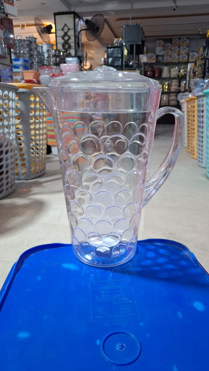 Diamond Jug – Elegant Plastic Water Jug for Home & Dining
