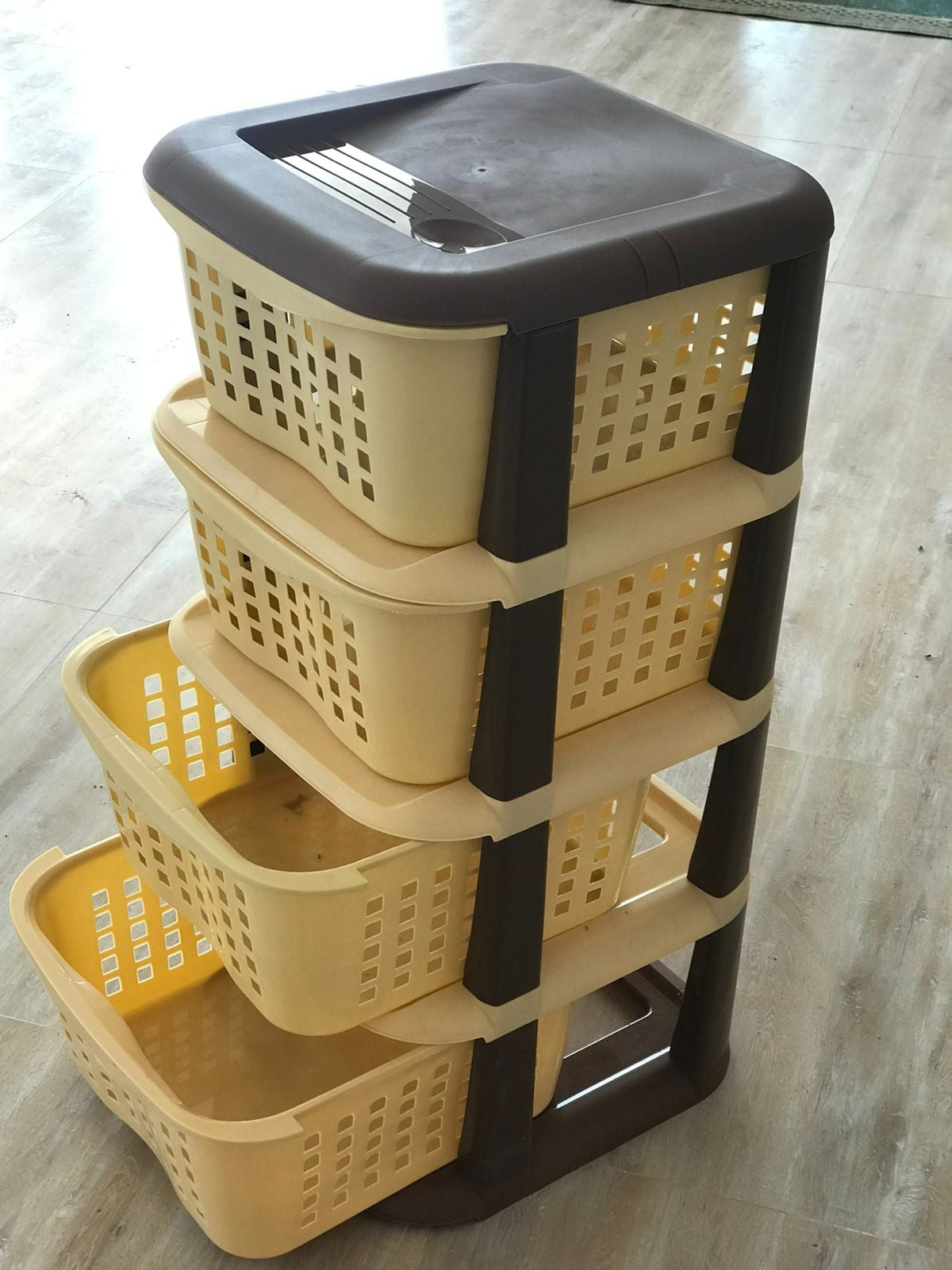4 Tier Vegetable & Fruit Storage Rack – Kitchen Organizer