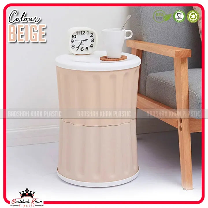 Portable Drum Storage Stool – Multipurpose Storage Chair
