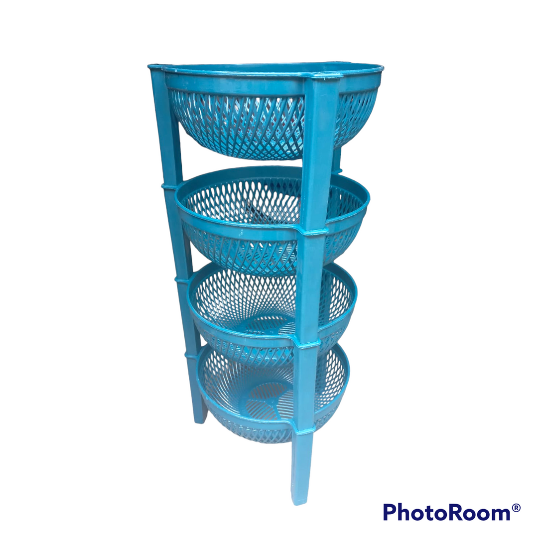 4 Layer Plastic Vegetable Storage Rack – Kitchen Organizer (2 Colors)