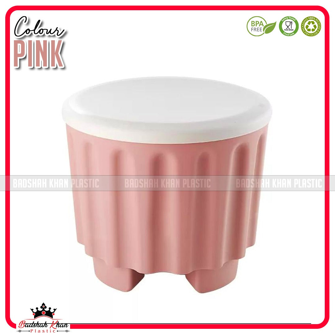 Portable Drum Storage Stool – Multipurpose Storage Chair